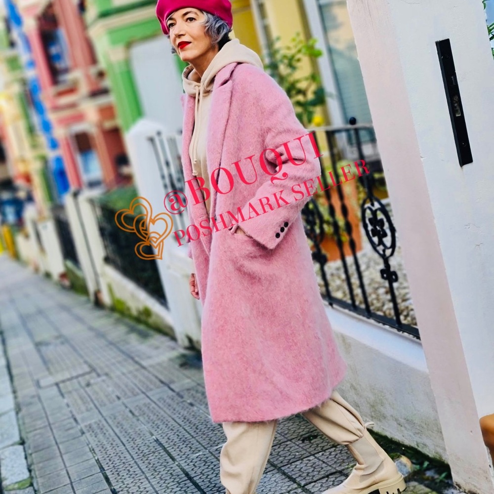 BLOGGERS FAV ZARA LIMITED EDITION WOOL BLEND COAT - Picture 4 of 14